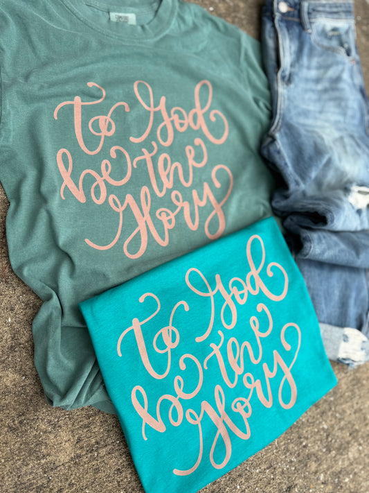 To God Be The Glory Graphic Tee - RTS