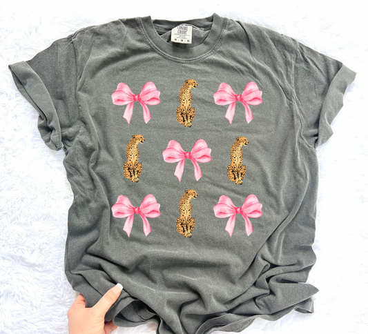 Coquette Leopard Graphic Tee - RTS